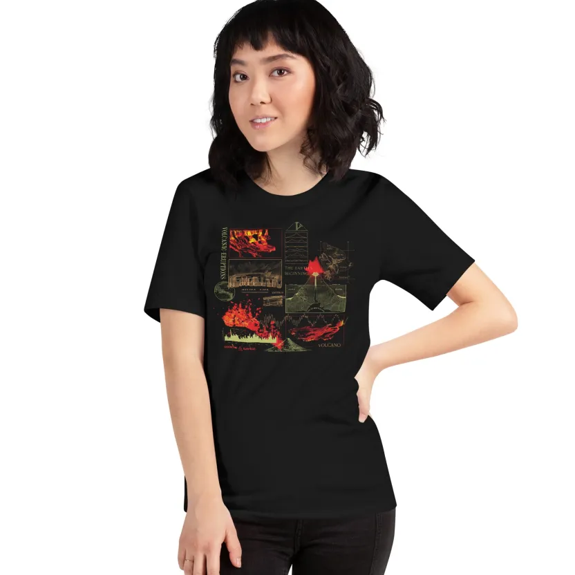 Cognitive Surplus Vintage Volcano Graphic Tee* Unisex Graphic Tees | Geology + Earth Science