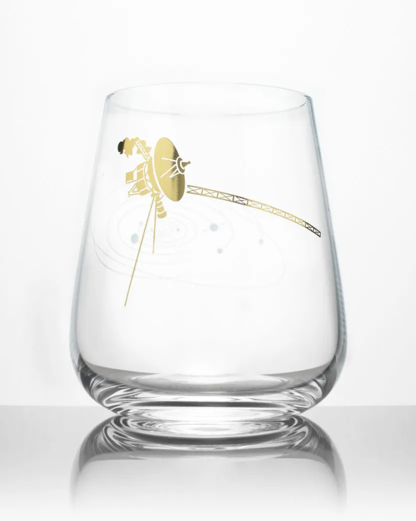 Cognitive Surplus Voyage to the Unknown Wine Glass - Voyager 1 | * Wine Glasses | Astronomy
