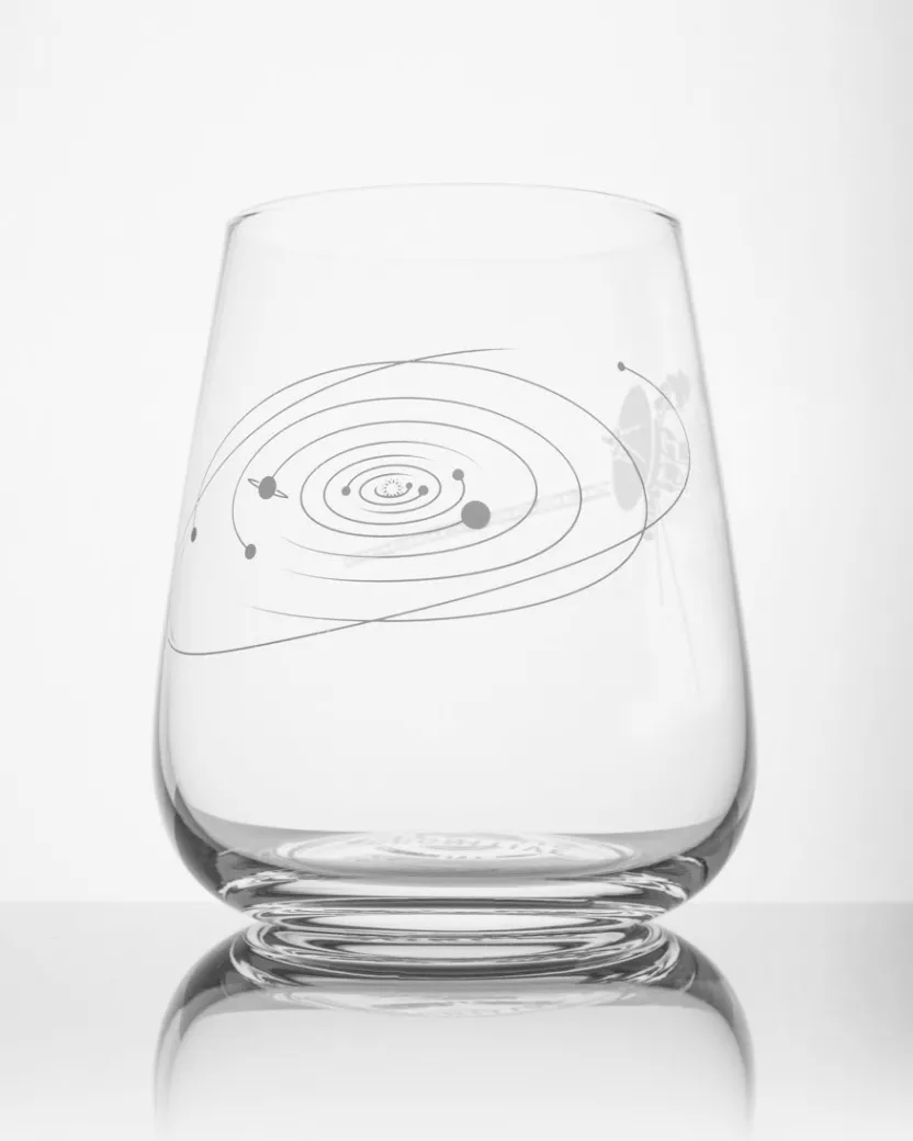 Cognitive Surplus Voyage to the Unknown Wine Glass - Voyager 1 | * Wine Glasses | Astronomy