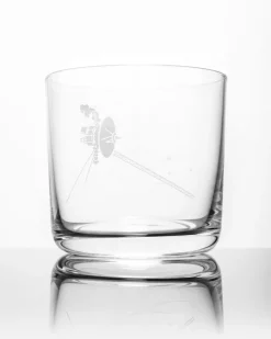 Cognitive Surplus Voyager 1 Whiskey Glass - Scotch Glass | * Rocks Glasses | Astronomy