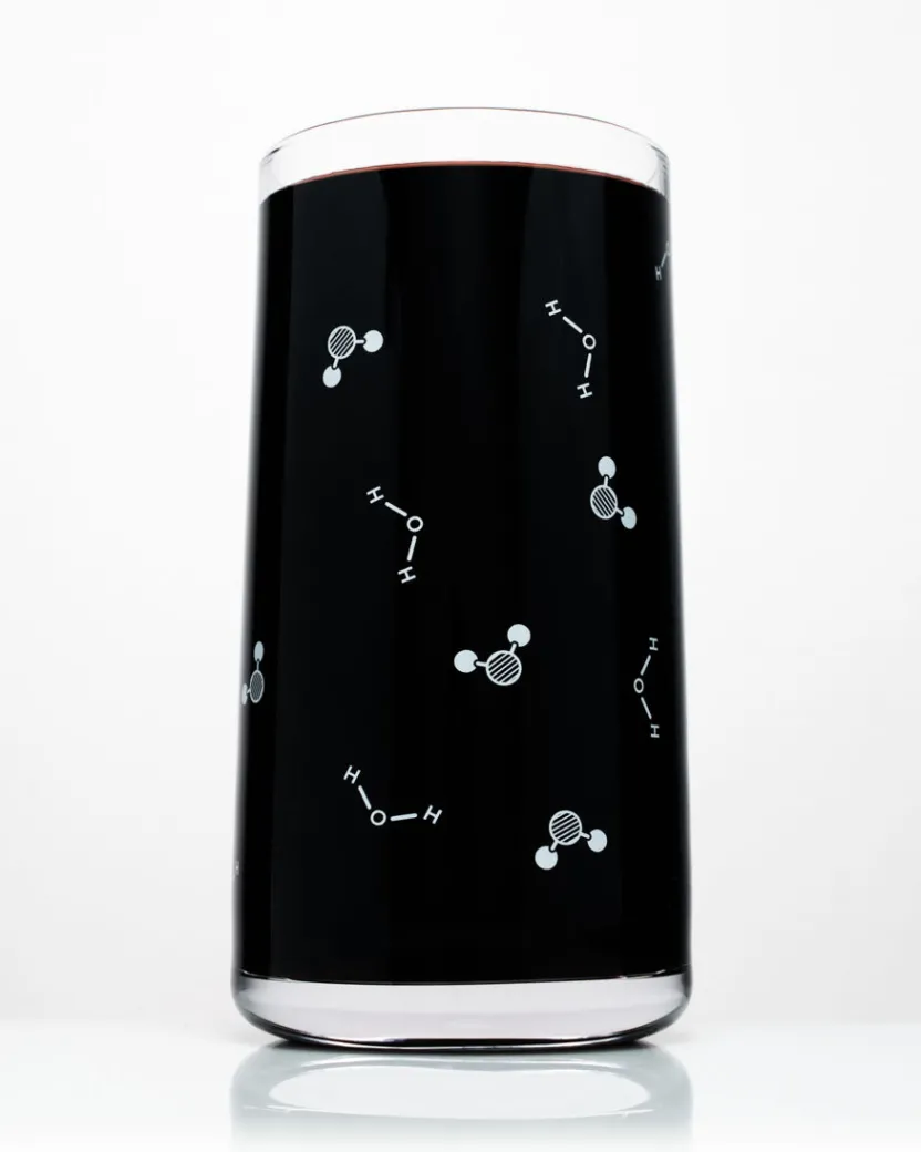 Cognitive Surplus Water Chemistry Drinking Glass – Science Tumbler | * Drinking Glasses | Chemistry