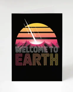 Cognitive Surplus Welcome to Earth Card - New Baby Card | * Greeting Cards | Geology + Earth Science