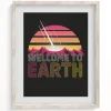 Cognitive Surplus Welcome to Earth Museum Print* Wall Art | Astronomy