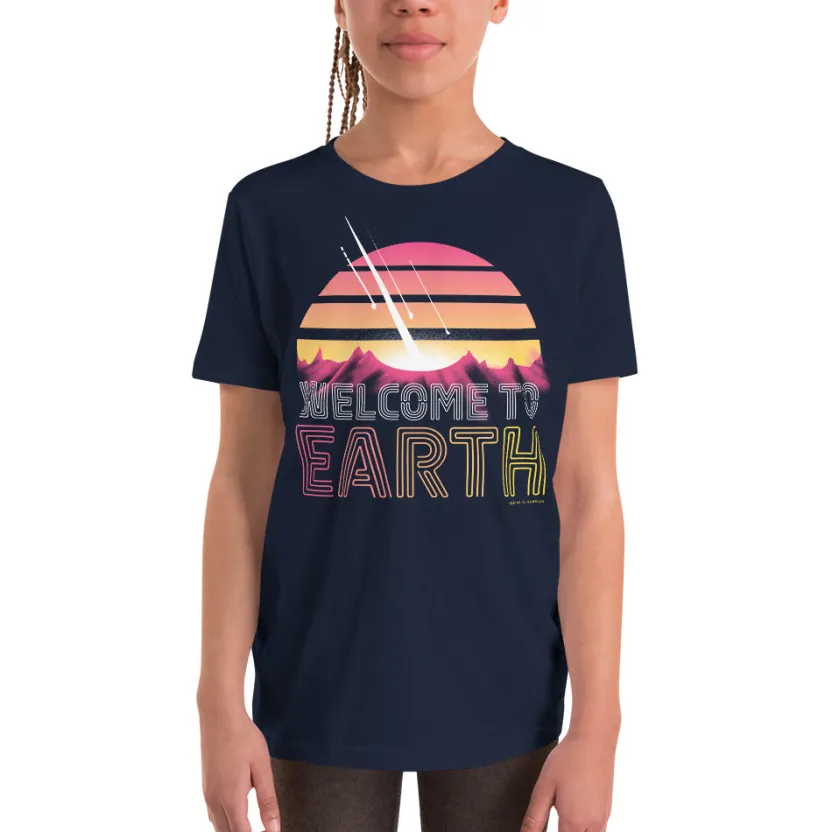 Cognitive Surplus Welcome to Earth Youth Graphic Tee* Youth Graphic Tees | Geology + Earth Science