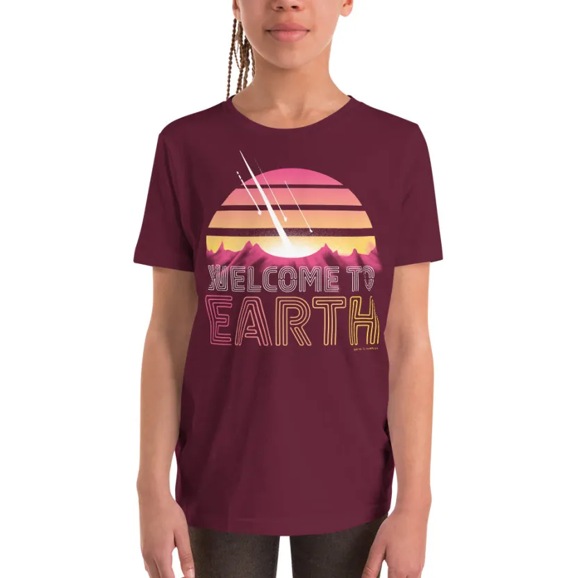 Cognitive Surplus Welcome to Earth Youth Graphic Tee* Youth Graphic Tees | Geology + Earth Science