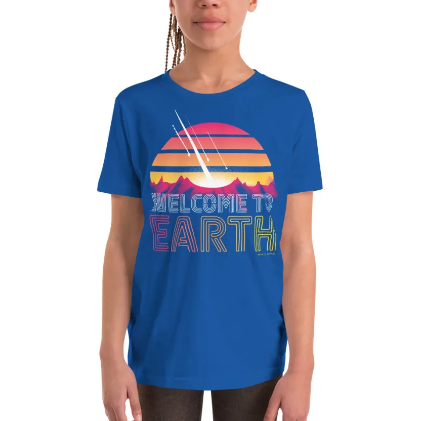Cognitive Surplus Welcome to Earth Youth Graphic Tee* Youth Graphic Tees | Geology + Earth Science
