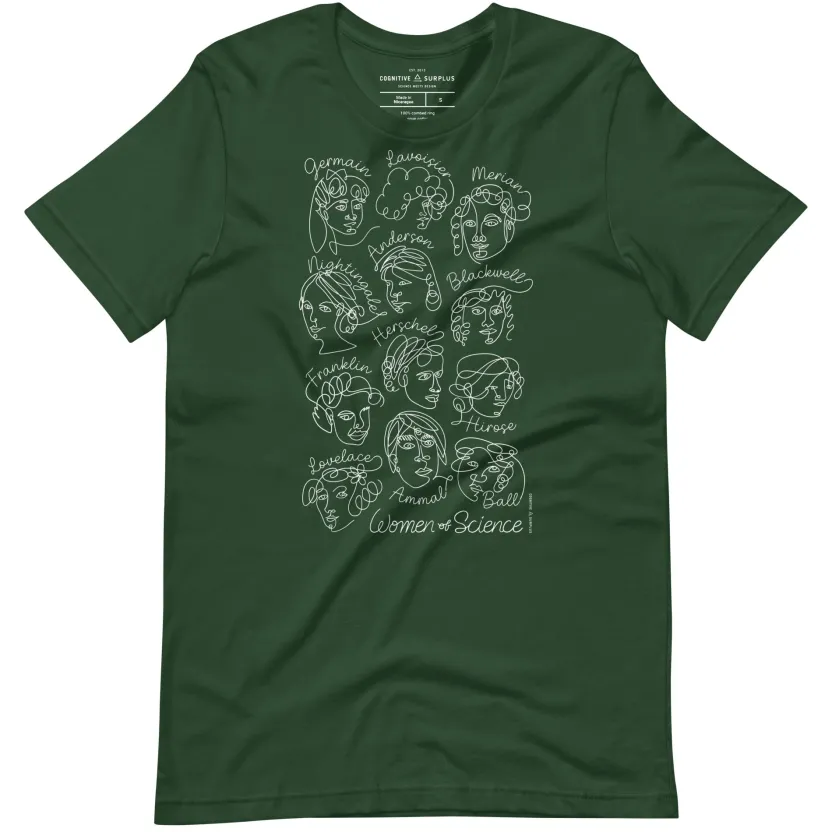 Cognitive Surplus Women of Science Graphic Tee* Unisex Graphic Tees