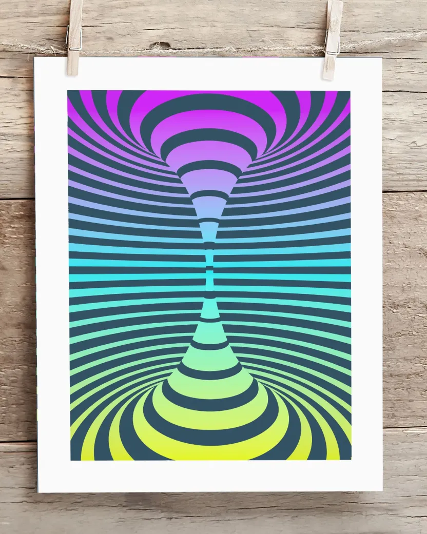 Cognitive Surplus Wormhole Museum Print* Wall Art | Astronomy